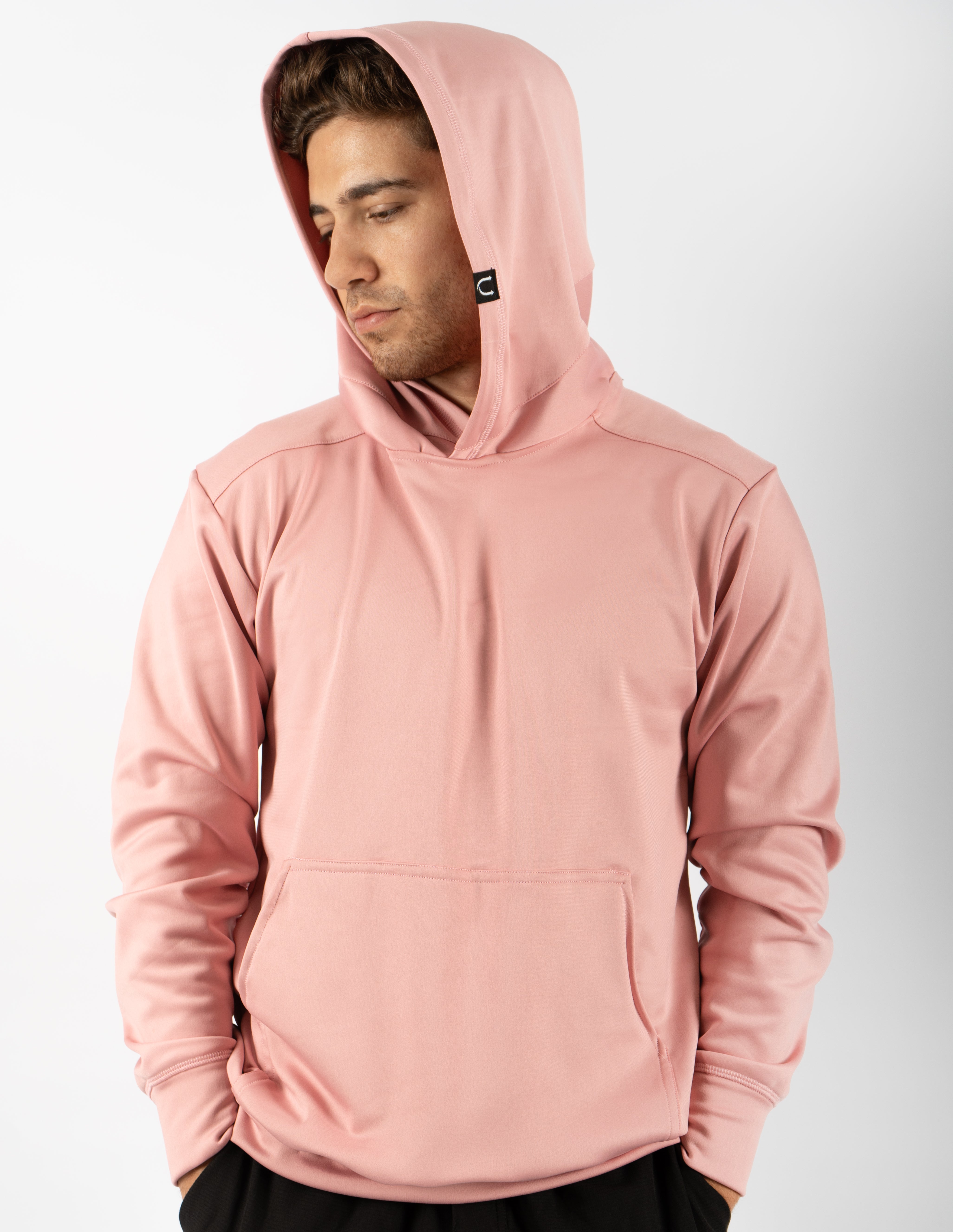 Sudadera con Gorro Manga larga Rosa