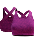 Sport Bra Crossback Rosa Jaspe