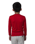 Playera Compression Manga larga Niño Color Rojo