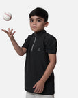 Sudador Niños Beisbol Gris Oxford