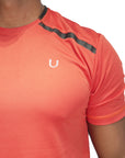 Playera Running Burn Orange