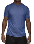 Playera Running Duocolor Azul Rey