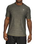 Playera training Verde Olivo Jaspe