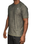 Playera training Verde Olivo Jaspe