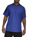 Sudador Pull Over Azul Rey vista negra