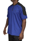 Sudador Pull Over Azul Rey vista negra