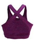 Sport Bra Crossback Rosa Jaspe