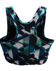 Sport Bra Geometrico azul