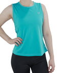 Blusa Crossback Turquesa