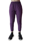 Jogger Dama con cierres color morado