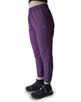 Jogger Dama con cierres color morado