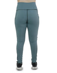 Leggins Con bolsas Verde-Gris