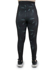 Leggins dama Negro pinceleado