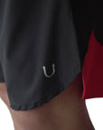 Shorts Training RULER Negro vista Roja