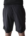 Shorts Training RULER Gris vista Negra