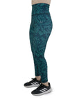 Leggins dama Verde Floral