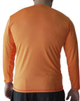 Playera manga larga compression Naranja