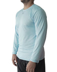 Playera manga larga compression Baby Blue