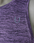 Blusa Dama Sin Mangas Morado Jaspe