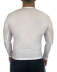 Playera manga larga compression blanca