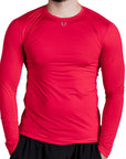 Playera manga larga compression Rojo